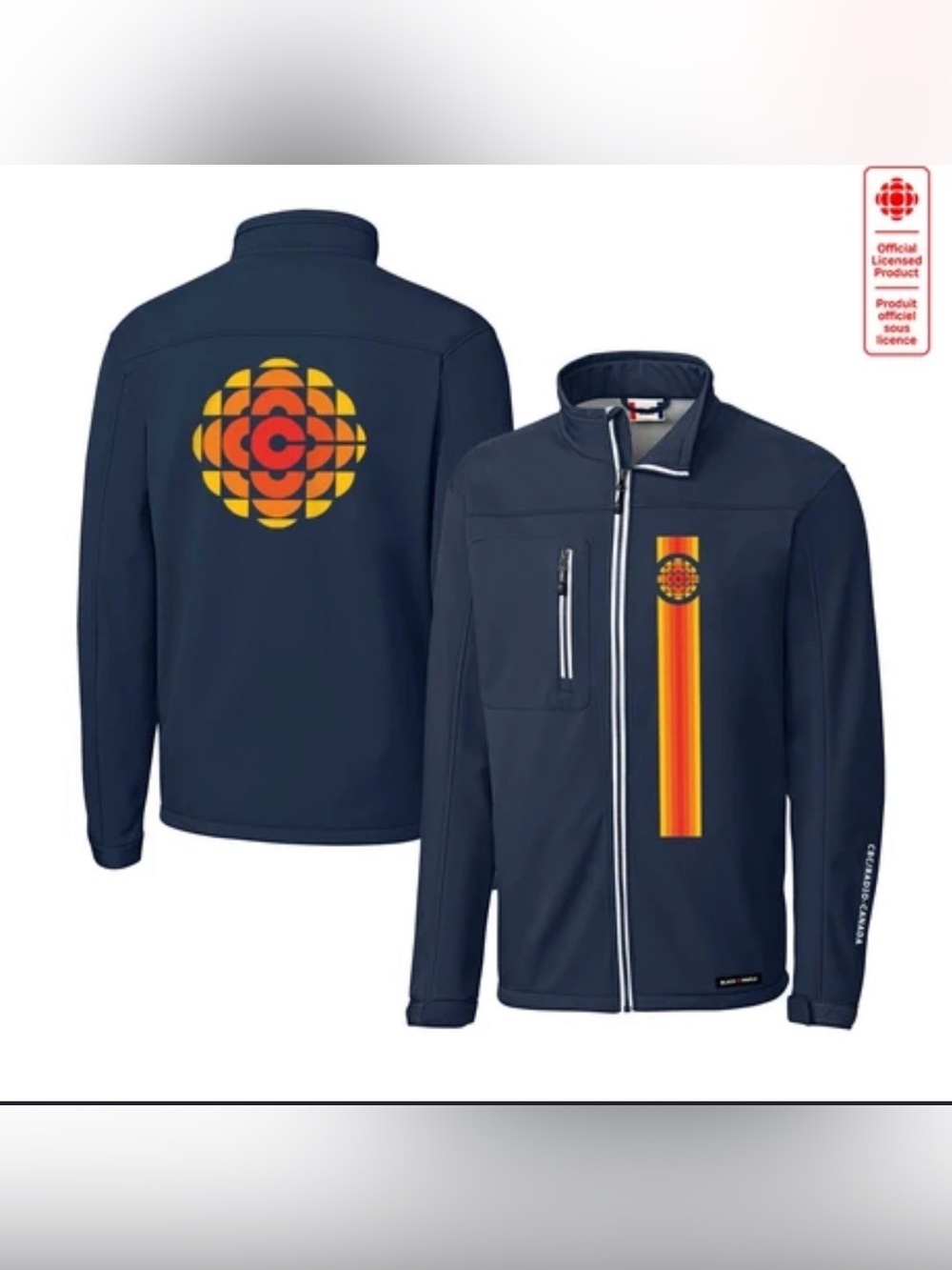 Retro 1976 CBC Navy Orange Red Jacket